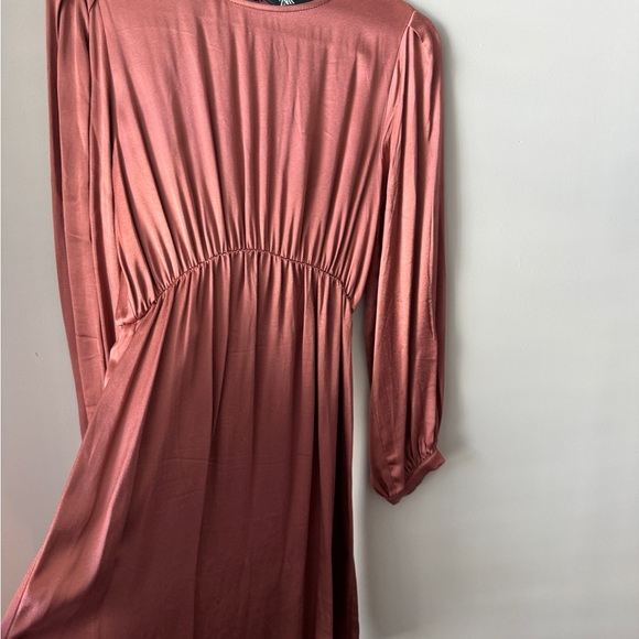 ZARA dress - color cooper/pink - Picture 2 of 4
